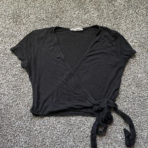 Black American Threads Tie Top